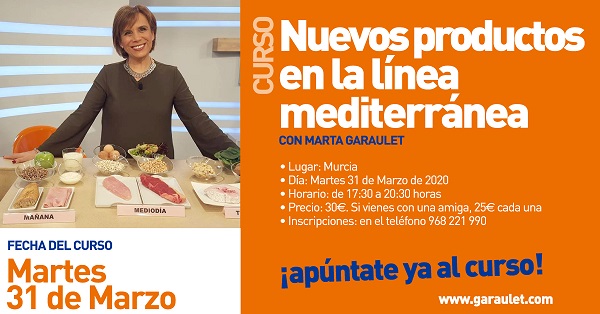 Nuevo curso de cocina con Marta Garaulet. Nuevos productos ...